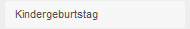 Kindergeburtstag